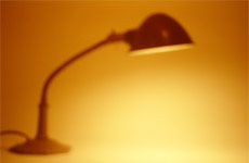 study lamp and glow